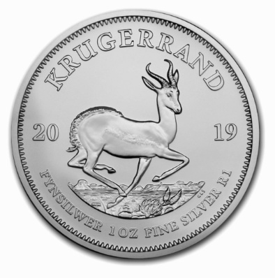 Krugerrand 1 oz zilveren munt